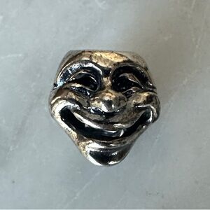 Trollbeads Theatre Masks/Muses Sterling Silver Bead